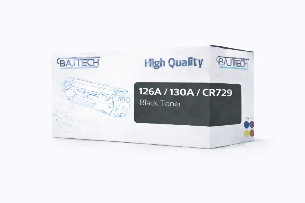 حبر باجتك متوافق مع طابعة اتش بي 126A / 130A / CR729 و كانون 729 أسود