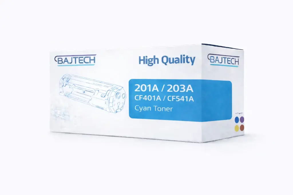Bajtech 201A / 203A CF401A / CF541A Cyan Toner حبر باجتك تونر رقم