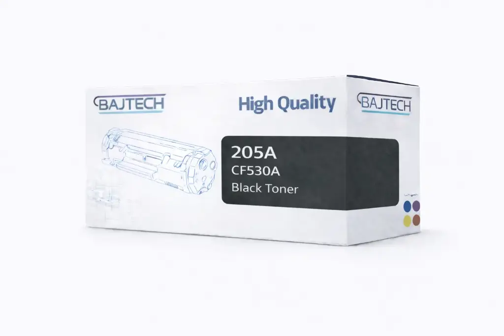 حبر باجتك متوافق مع طابعة اتش بي 205A أسود – CF530A ومع طابعات كانون 054