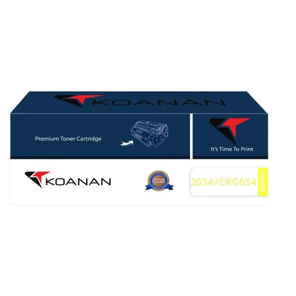حبر كونان 203A / CRG054 أصفر رقم CF542A – KN203A Y
