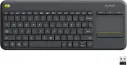Logitech K400 Wireless Touch Keyboard & Mouse (Black) – Arabic + English