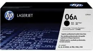 HP 06A Black Original LaserJet Toner Cartridge – C3906A