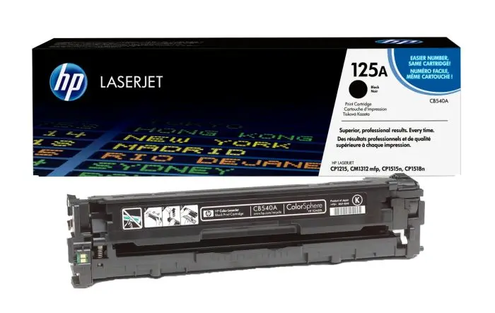 حبر اتش بي ليزر جت 125A أسود أصلي – CB540A