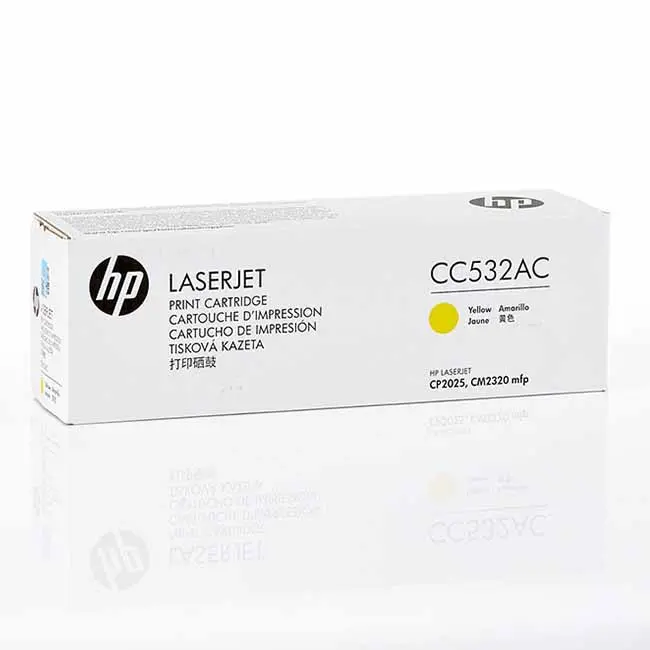 HP CC532AC Yellow Contract Original Toner