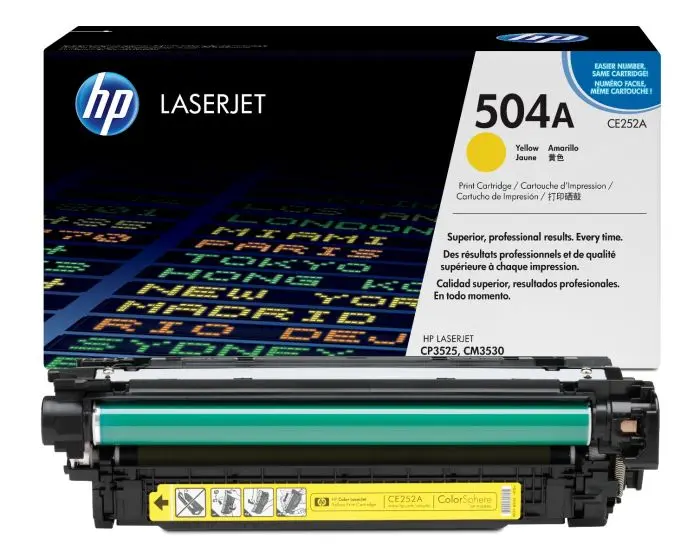 HP 504A Yellow Original Toner CE252A