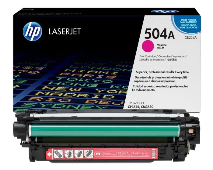 HP 504A Magenta Original Toner CE253A 