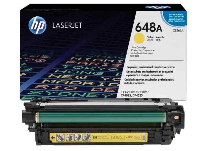 حبر اتش بي ليزر جت 648A أصفر أصلي – CE262A
