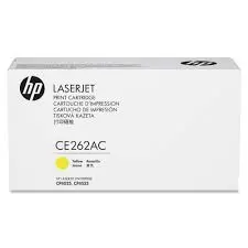 حبر اتش بي ليزر جت CE262AC أصفر كونتراكت أصلي – تونر ليزر