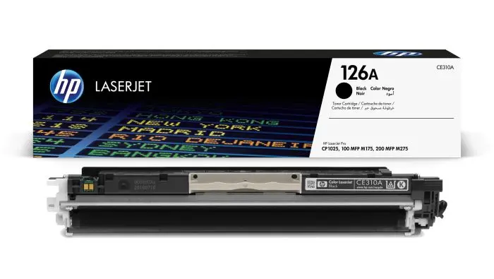 حبر اتش بي ليزر جت 126A أسود أصلي – CE310A