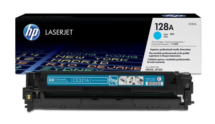 HP 128A Cyan Original Toner CE321A