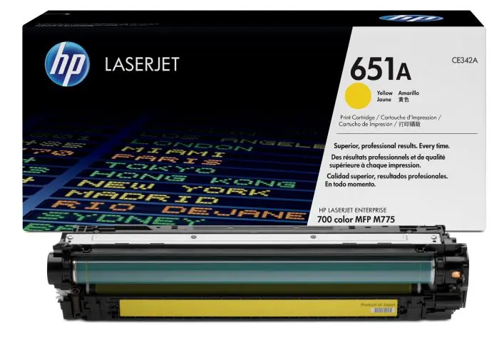 HP 651A Yellow Original Toner CE342A