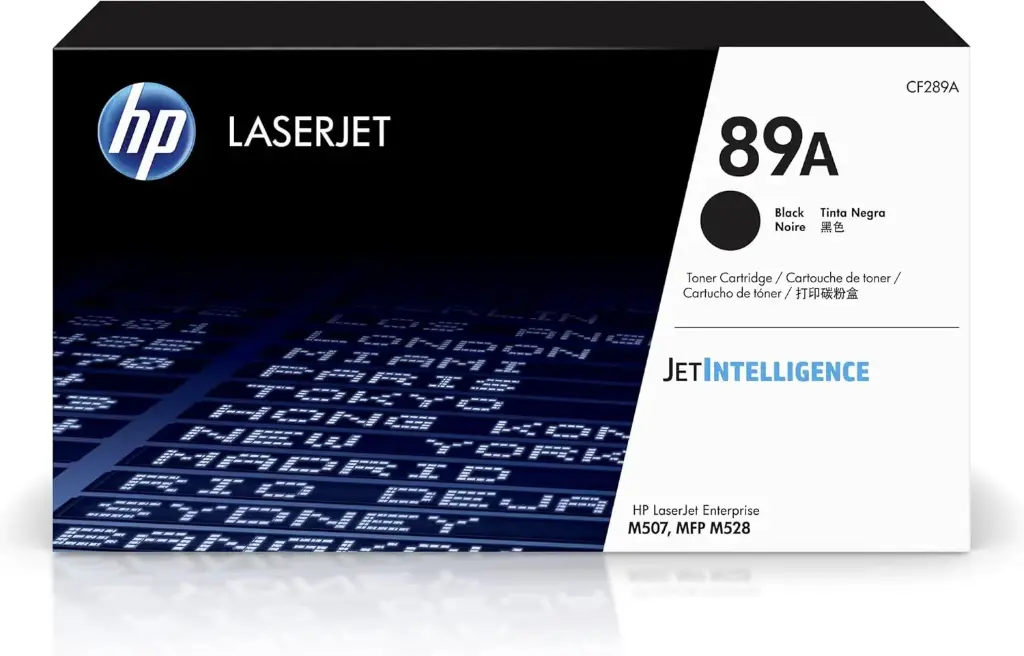 HP 89A Black Original Toner CF289A  حبر  اتش بي ليزر تونر رقم