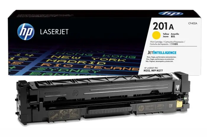 حبر اتش بي ليزر جت 201A أصفر أصلي – CF402A