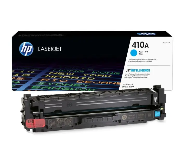 حبر اتش بي ليزر جت 410A سماوي أصلي – CF411A