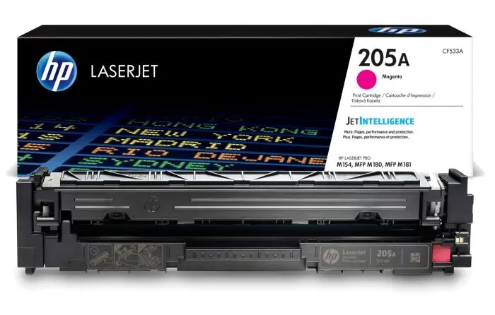 حبر اتش بي ليزر جت 205A أرجواني أصلي – CF533A