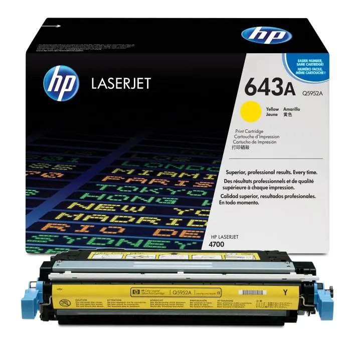 HP 643A Yellow Original Toner Q5952A 