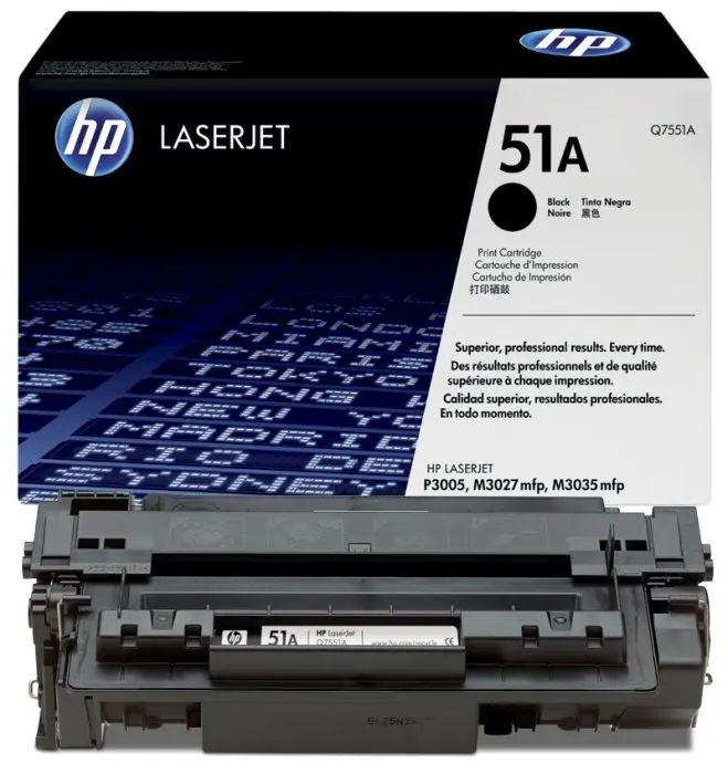 HP 51A Black Original Toner Q7551A 