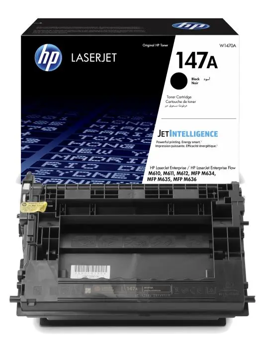 حبر اتش بي ليزر جت 147A أسود أصلي – W1470A