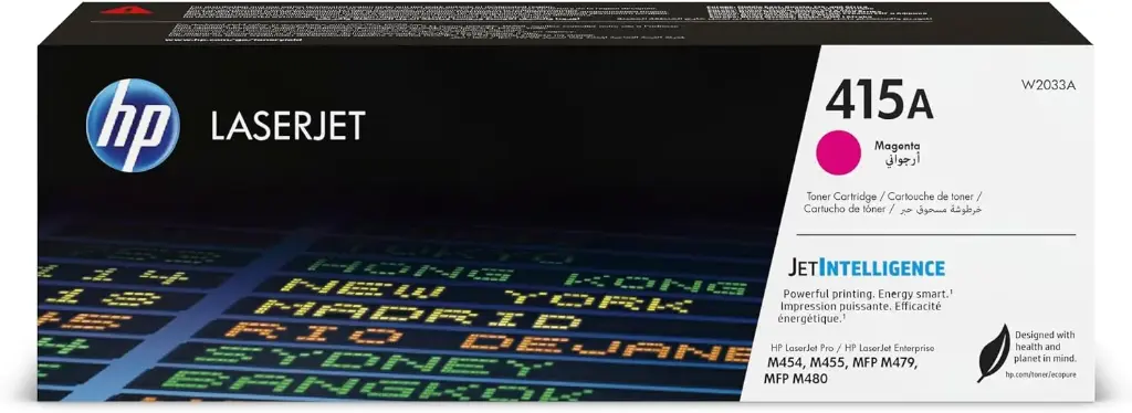 حبر اتش بي ليزر جت 415A أرجواني أصلي – W2033A
