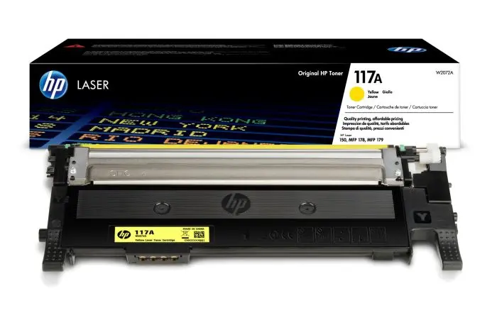 HP 117A Yellow Original Laser Toner W2072A