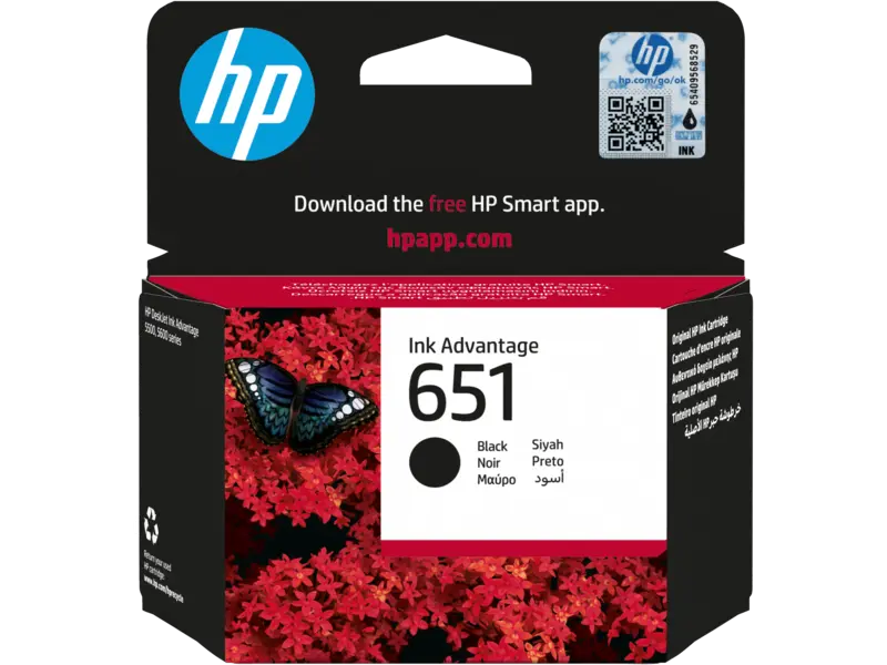 HP 651 Black Original Ink Advantage C2P10AE  