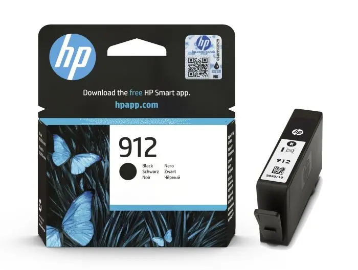 HP 912 Black Original Ink 3YL80AE 
