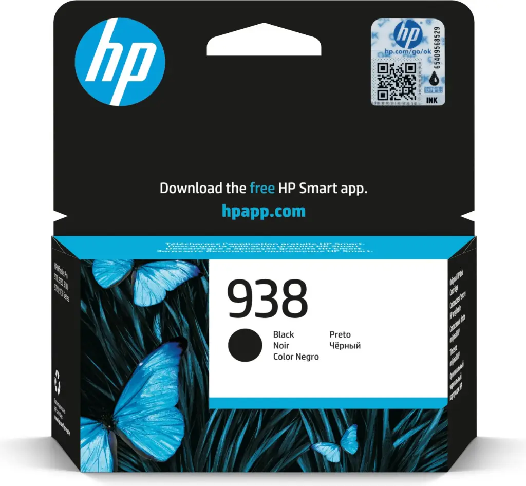 HP 938 Black Original Ink Cartridge 4S6X8PE