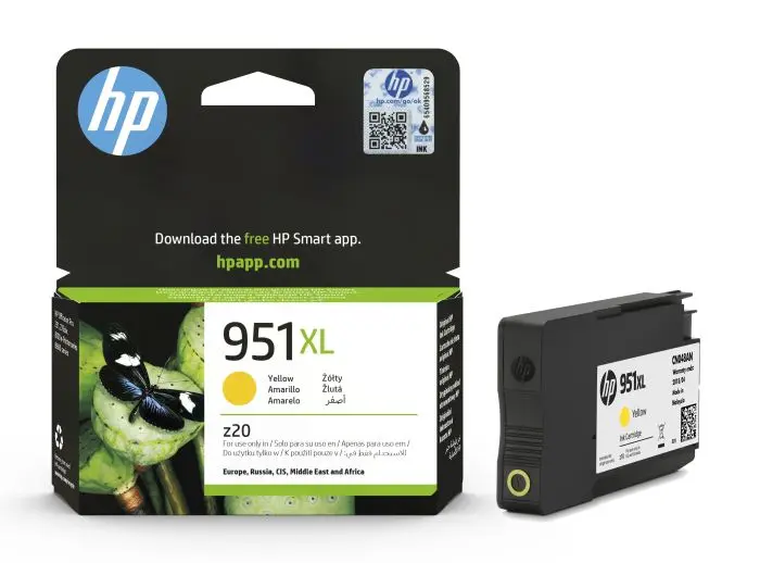 HP 951XL Yellow High Yield Original Ink Cartridge – CN048AE