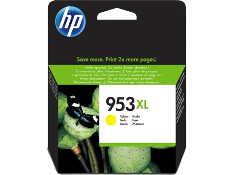 HP 953XL HY Yellow Original Ink F6U18AE 