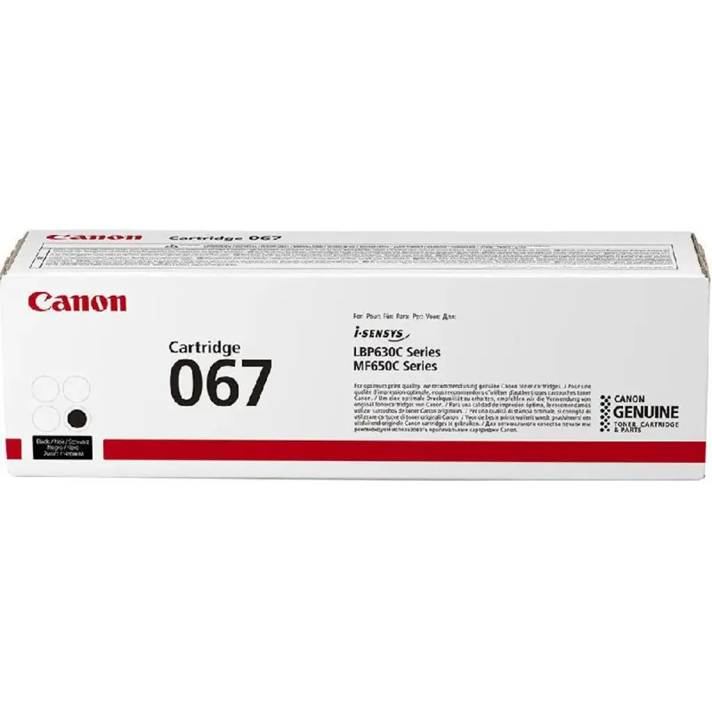 Canon 067 Black Original Toner Cartridge
