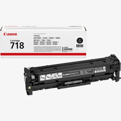 Canon 718 Black Toner Cartridge 