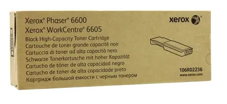 Xerox 106R02236 Black Original Toner – Phaser 6600, WorkCentre 6605