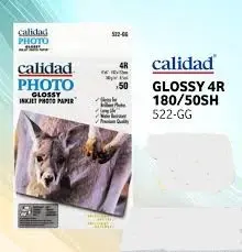 Calidad Photo Glossy 4R 180g Paper (522-GG)