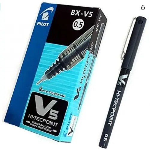 قلم بايلوت V5 أسود (P0177)