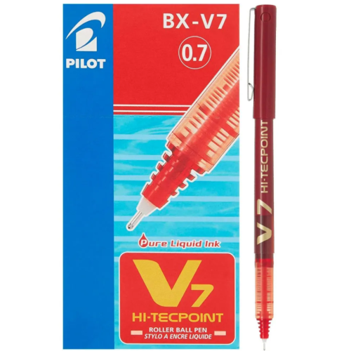 قلم بايلوت V7 أحمر (P0245)