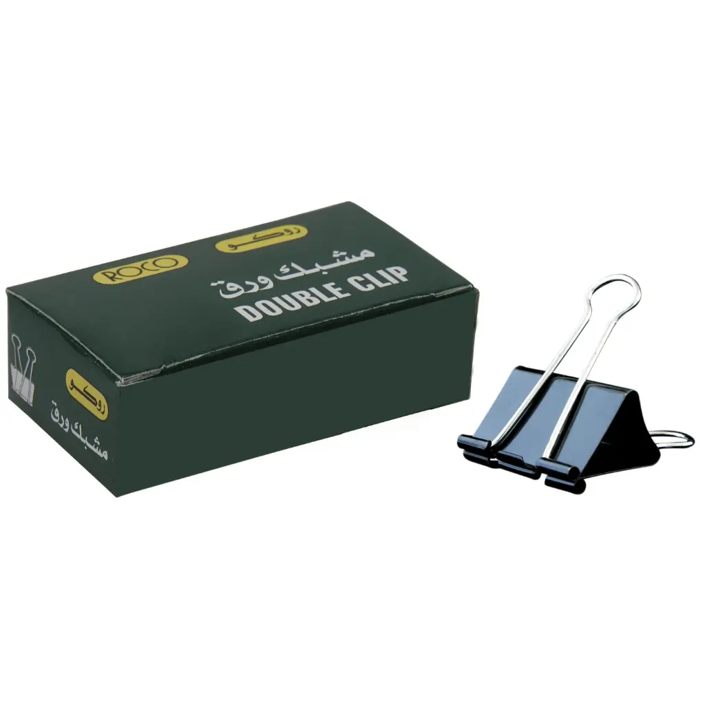 Roco Double Clip 1¼" – 12 Pcs – Code: RQ-22515