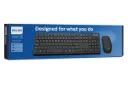 PHILIPS C602 Wireless Keyboard and Mouse Combo (Black) – Arabic + English