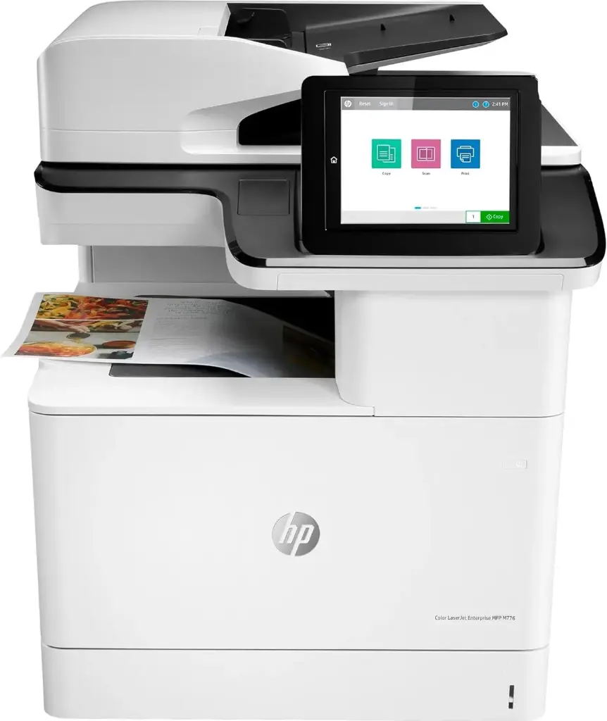 HP Color Laserjet MFP M776dn Printer-T3U55A- طابعة اتش بي