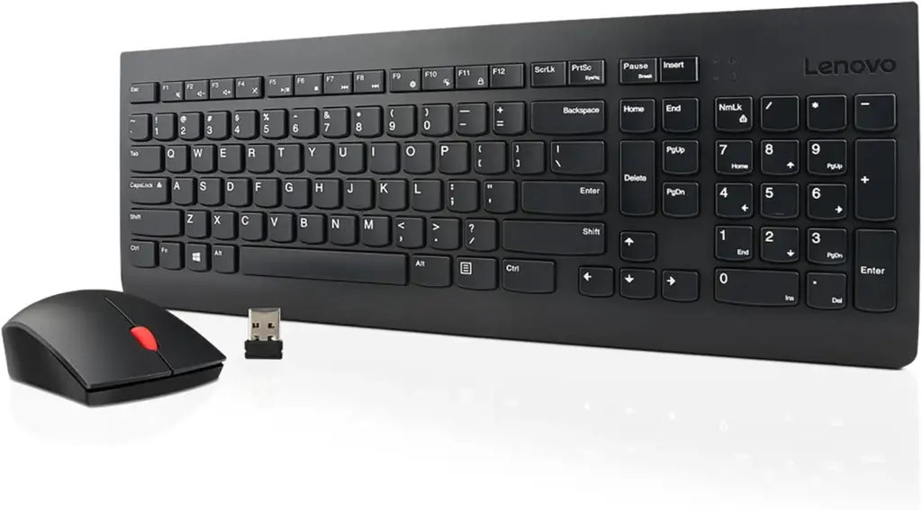 Lenovo 510 Wireless Keyboard and Mouse Combo (Black) – English/Arabic