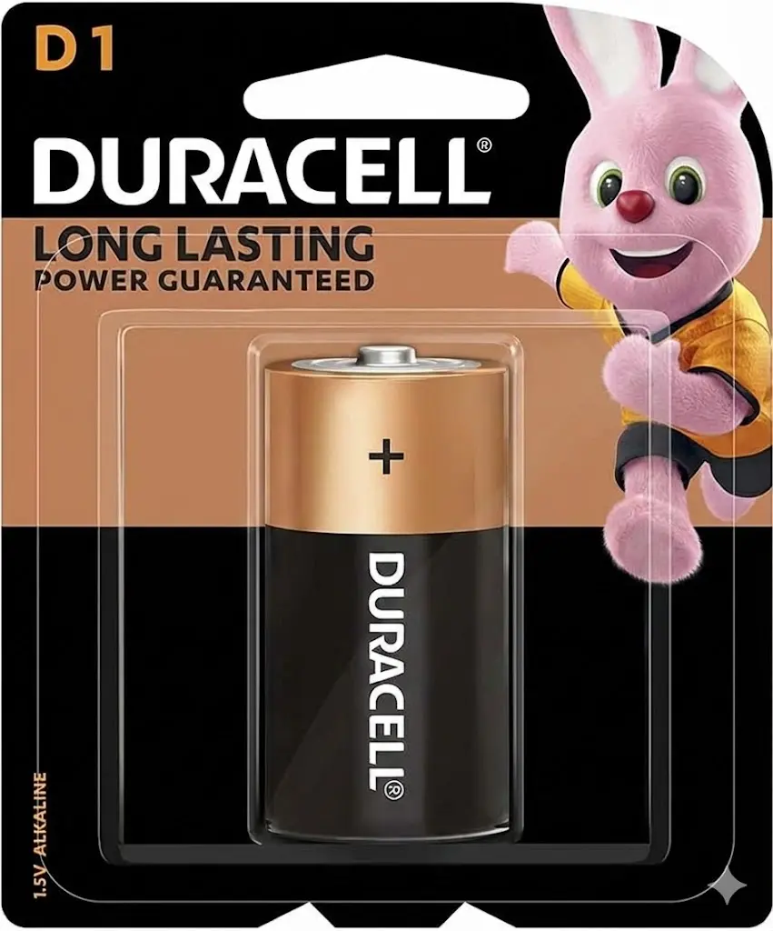 Duracell Battery D - 1 Pcs
