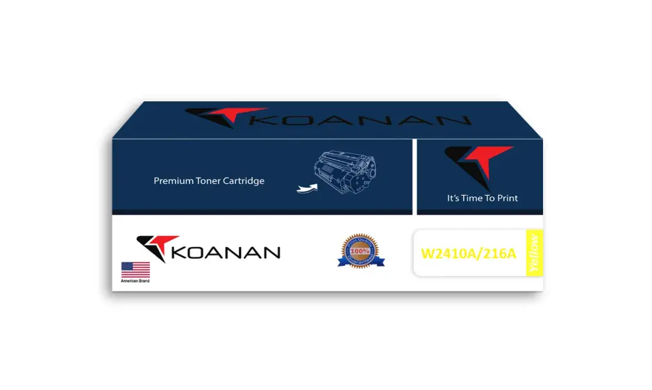 حبر كونان 216A أصفر رقم W2412A – KN216A Yellow