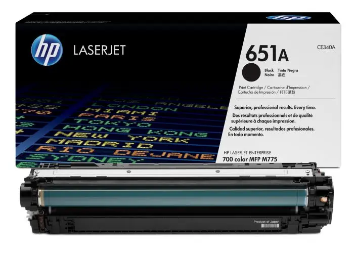 HP 651A Black Original Toner CE340A 
