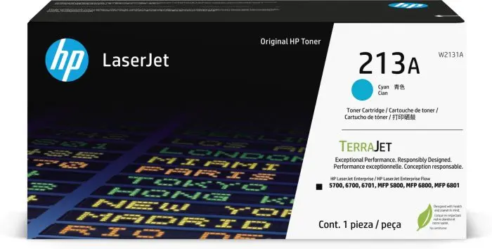HP 213A Cyan Original  Toner W2131A