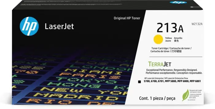 HP 213A Yellow Original  Toner W2132A