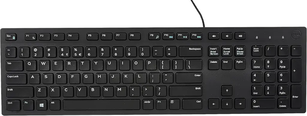 لوحة مفاتيح Dell KB216 السلكية بتوزيع لغتين (عربي/إنجليزي)