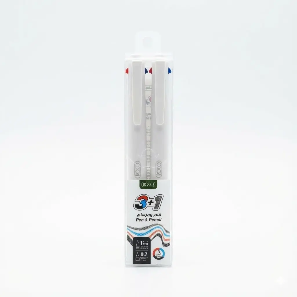 Roco Dry Pen & Pencil 3+1 – 1mm – Code: RQ-28302WHT2