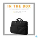 HP Envy Urban Laptop Bag 15.6 Inch, Black/Grey – 7XG57AA