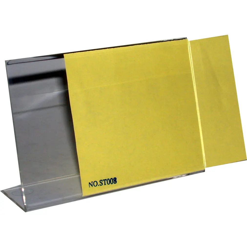 Deflecto Clear Acrylic Name Holder 122 × 83 cm -123653