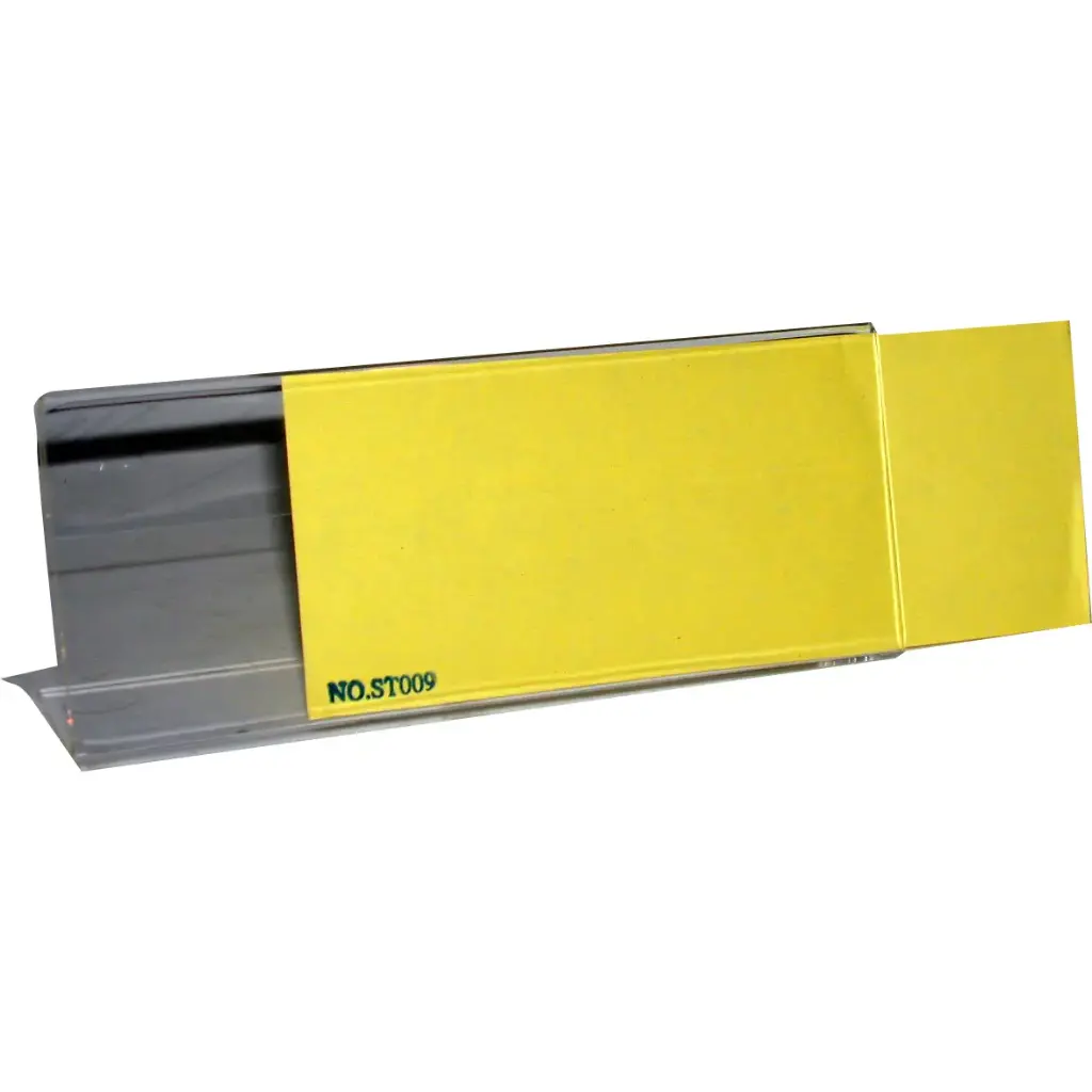 Deflecto Clear Acrylic Table Name Holder -123653