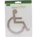 ROCO Self-Adhesive Handicap Sign Silver -565350